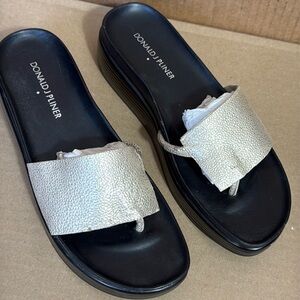 Donald J Pliner Gold “Fifi” sandal